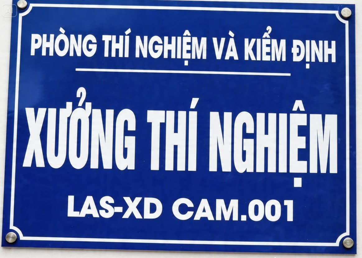 Phòng thí nghiêm Trung tâm Quy hoach và Kiêm dinh xây dung